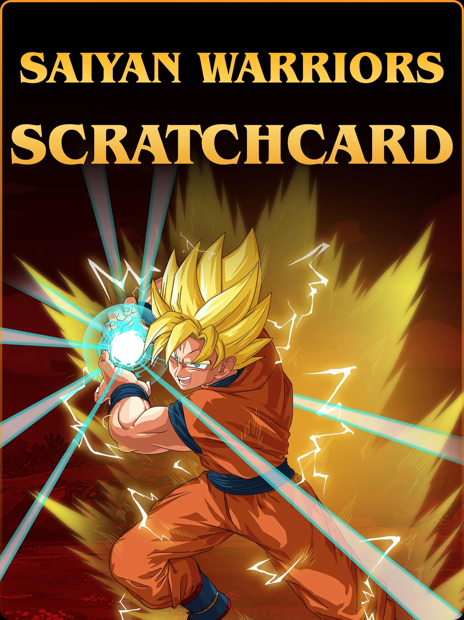 Saiyan Warriors Scratch Card