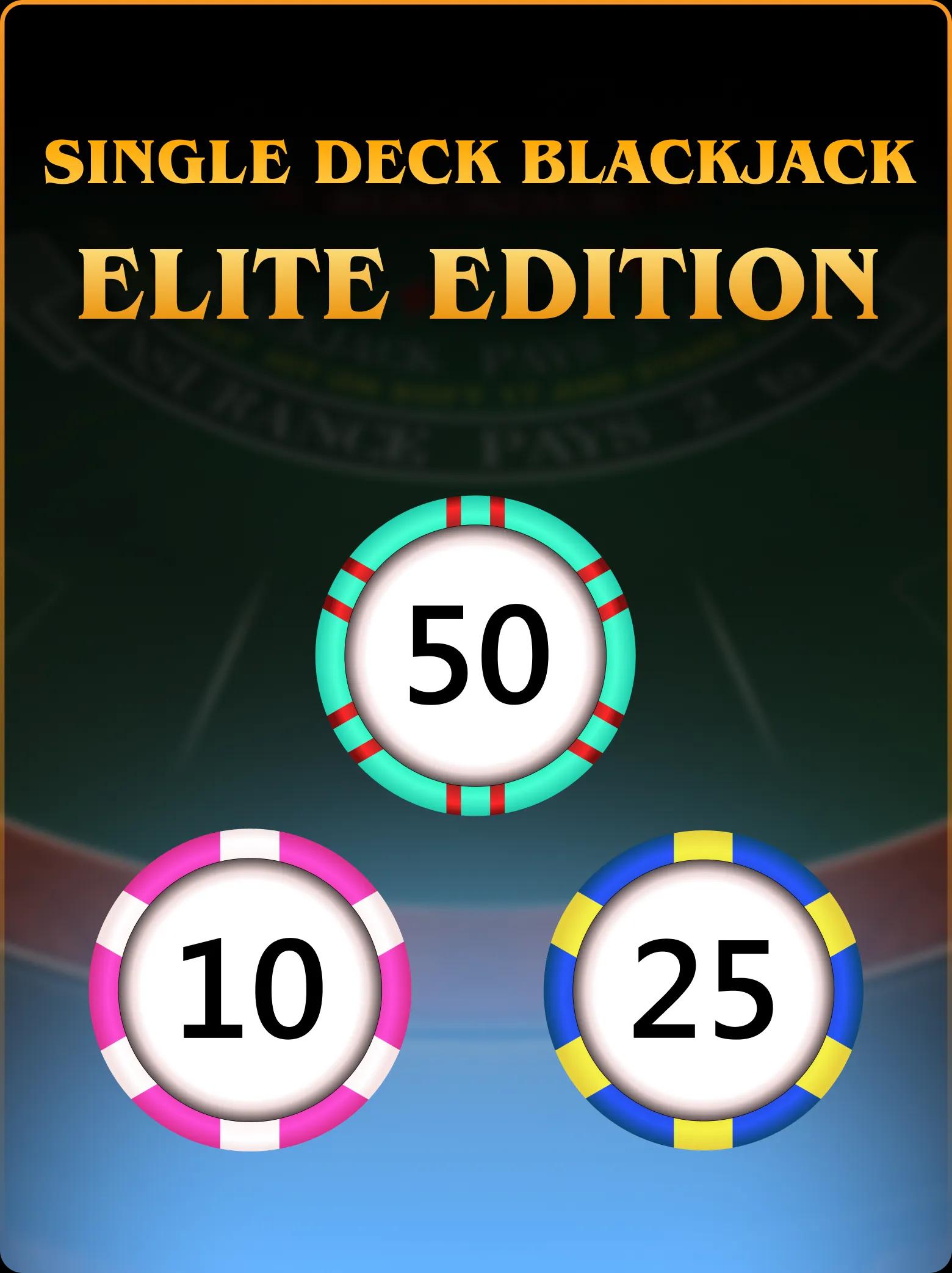 1 Seat Single Deck Blackjack Elite Edition
